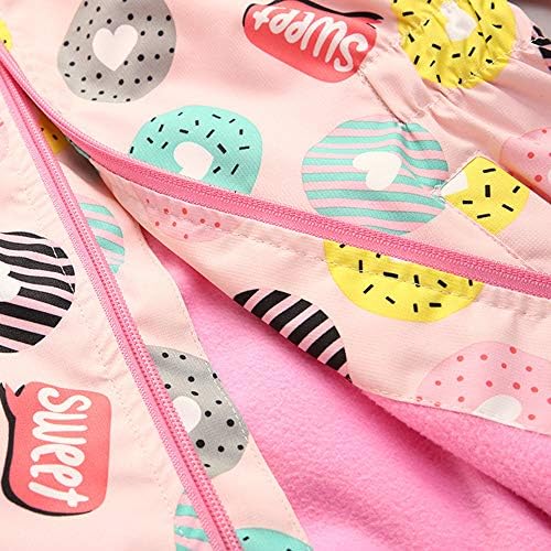 Sowllars Girls Rain Jacket Waterproof Windbreaker