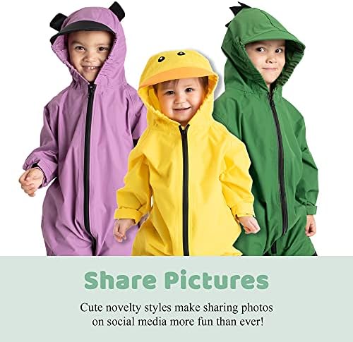Cuddle Club Kids Toddler Muddy Buddy Rain Suit