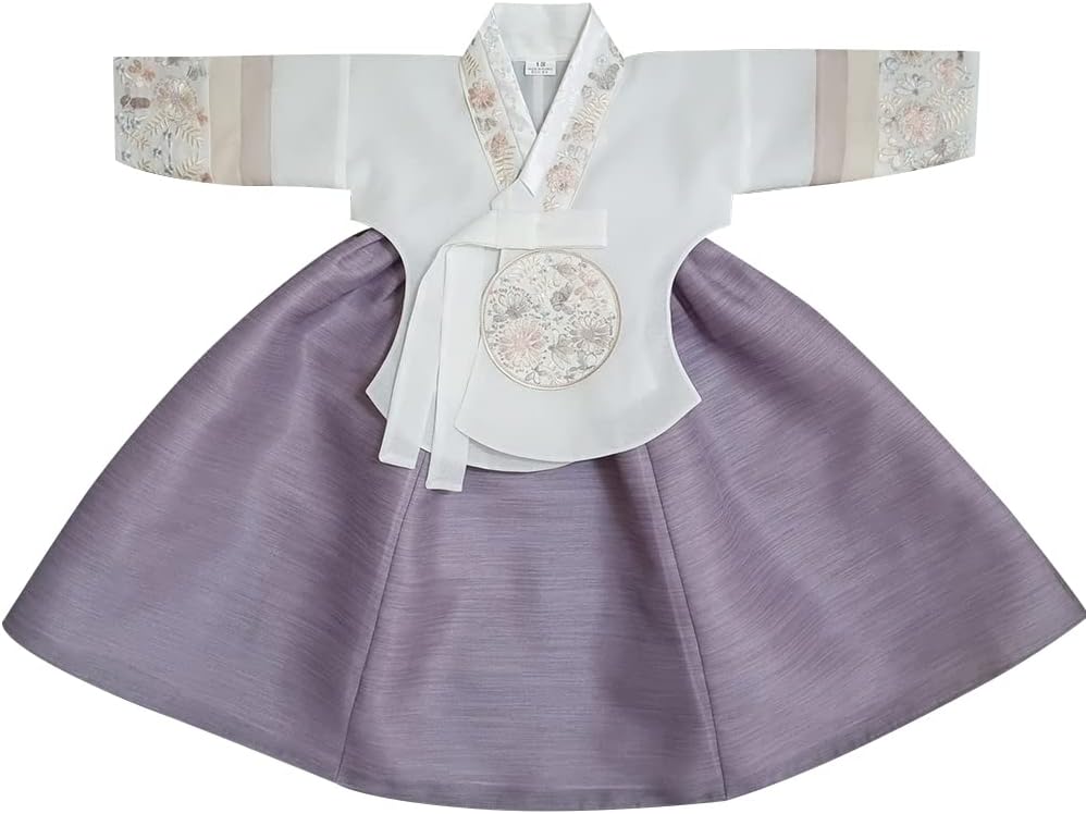 Striped Korean Hanbok for Kids - Modern Traditions