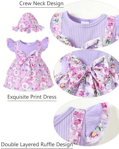 SUNNY PIGGY Baby Girl Skirt Set 0-24 Months