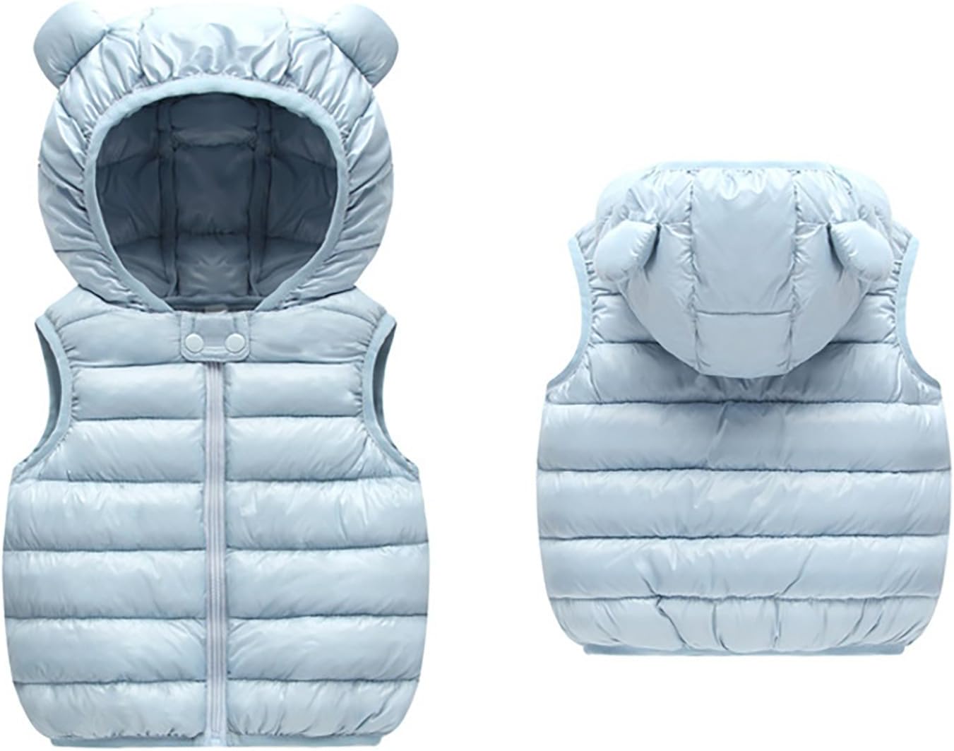 Warm stylish Down Synth Fibre Bear Ears Vest Jacket for Kids