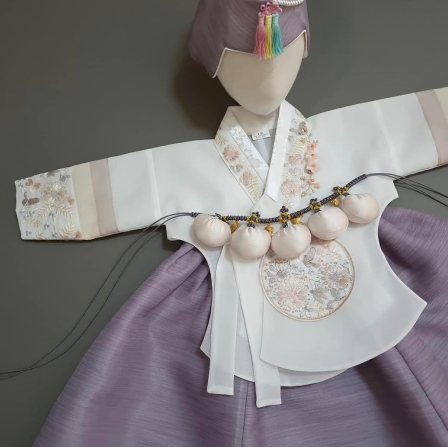 Striped Korean Hanbok for Kids - Modern Traditions