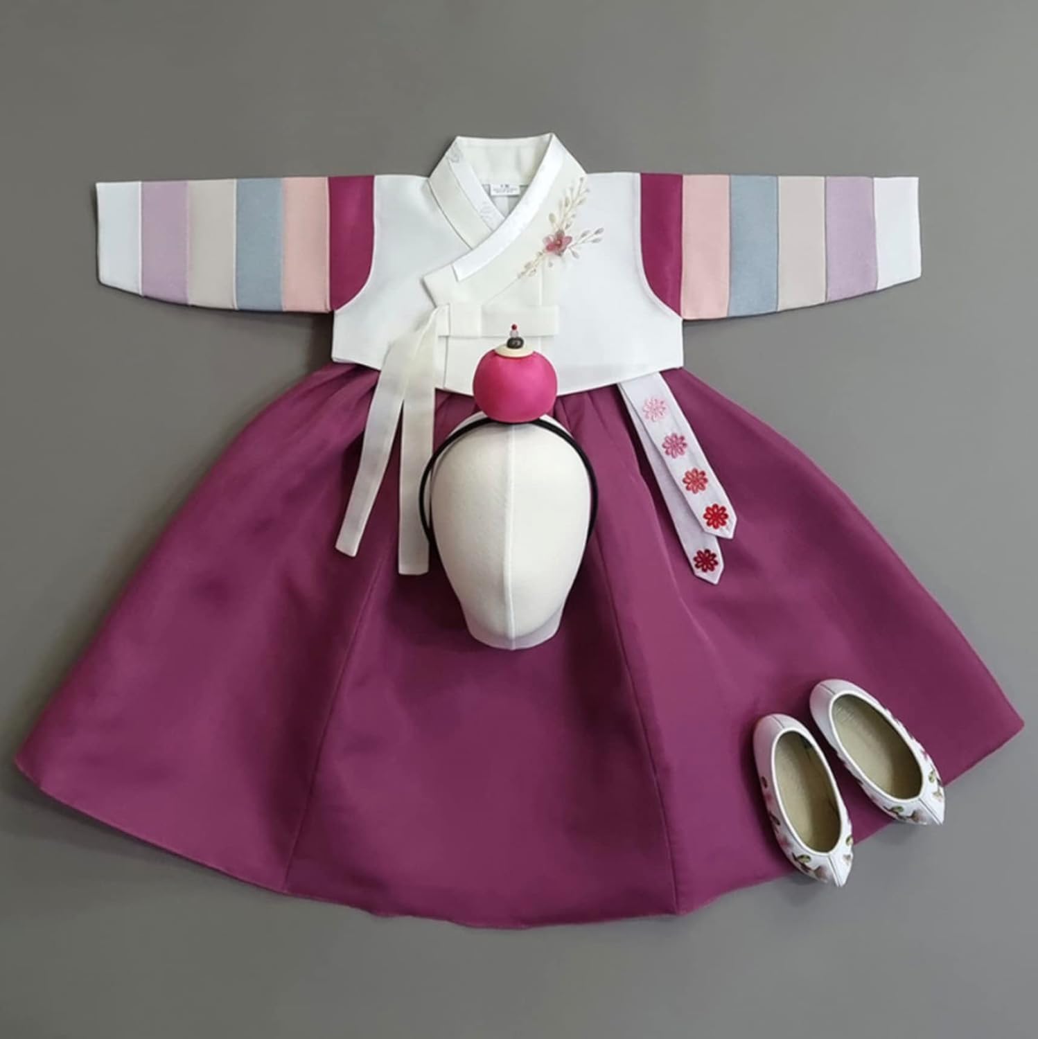 Modern Korean Baby Girl Hanbok Dress 10-15 yrs