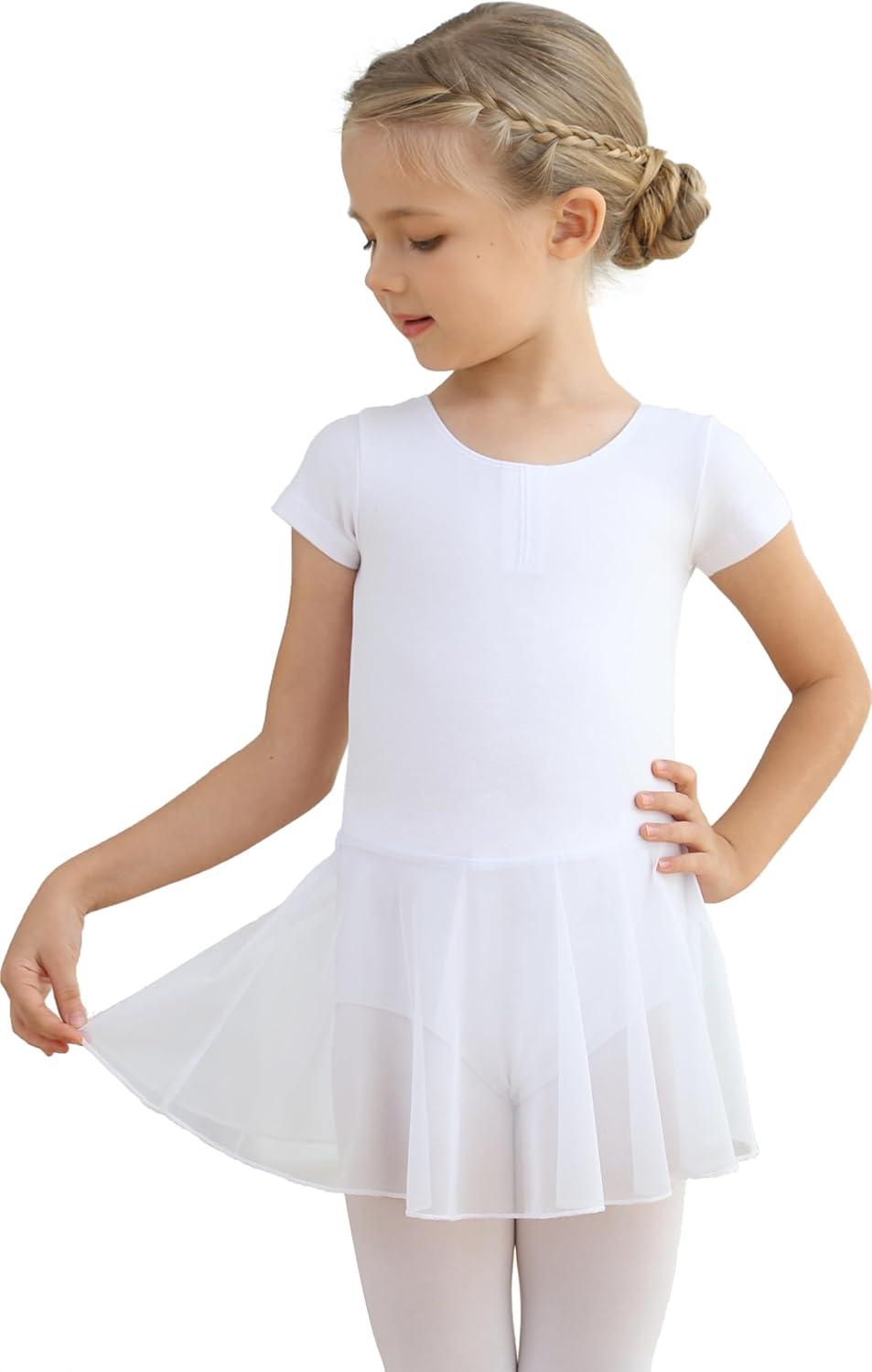 MdnMd Flattering Ballet Leotard for Toddler Girls