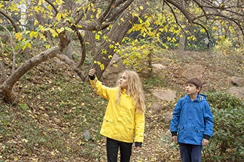 Hiheart Waterproof Hooded Rain Jacket for Kids