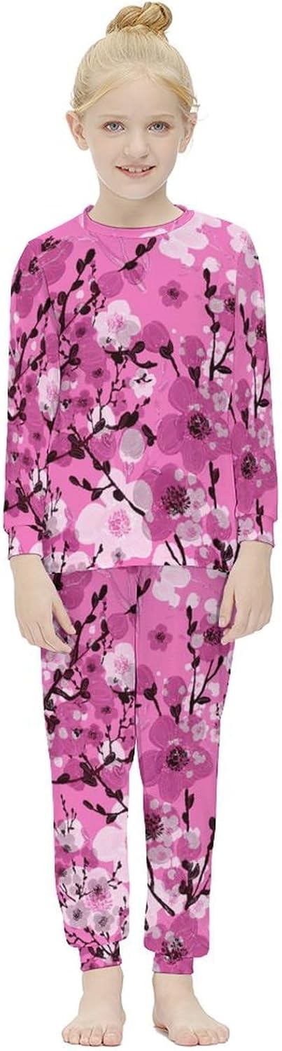 MEIKKO Girls Thermal Pajama Set