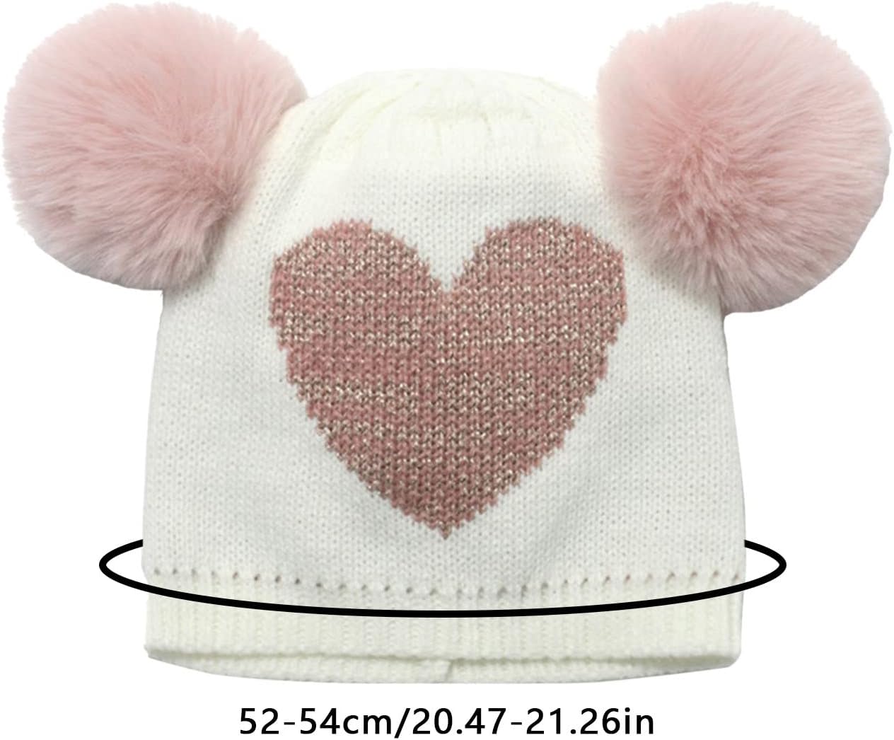 Valentines Day Baby Girl Winter Beanie