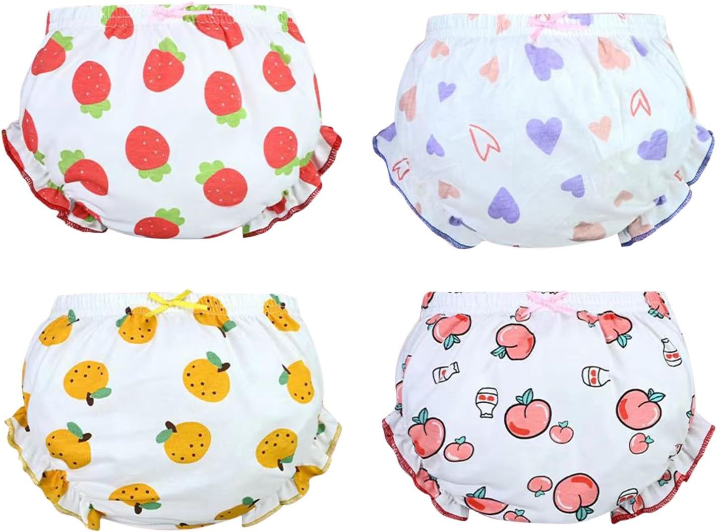 Perfect Diper Cover for Baby Girl - 4PCS Set