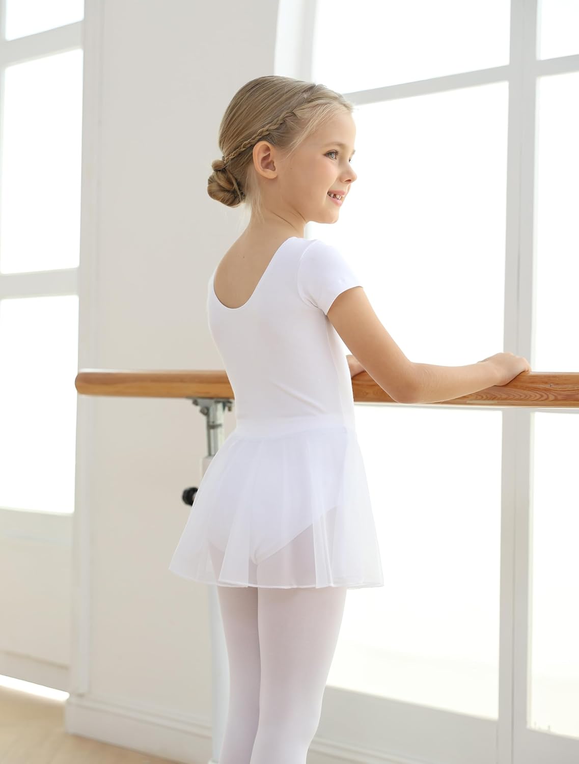MdnMd Flattering Ballet Leotard for Toddler Girls