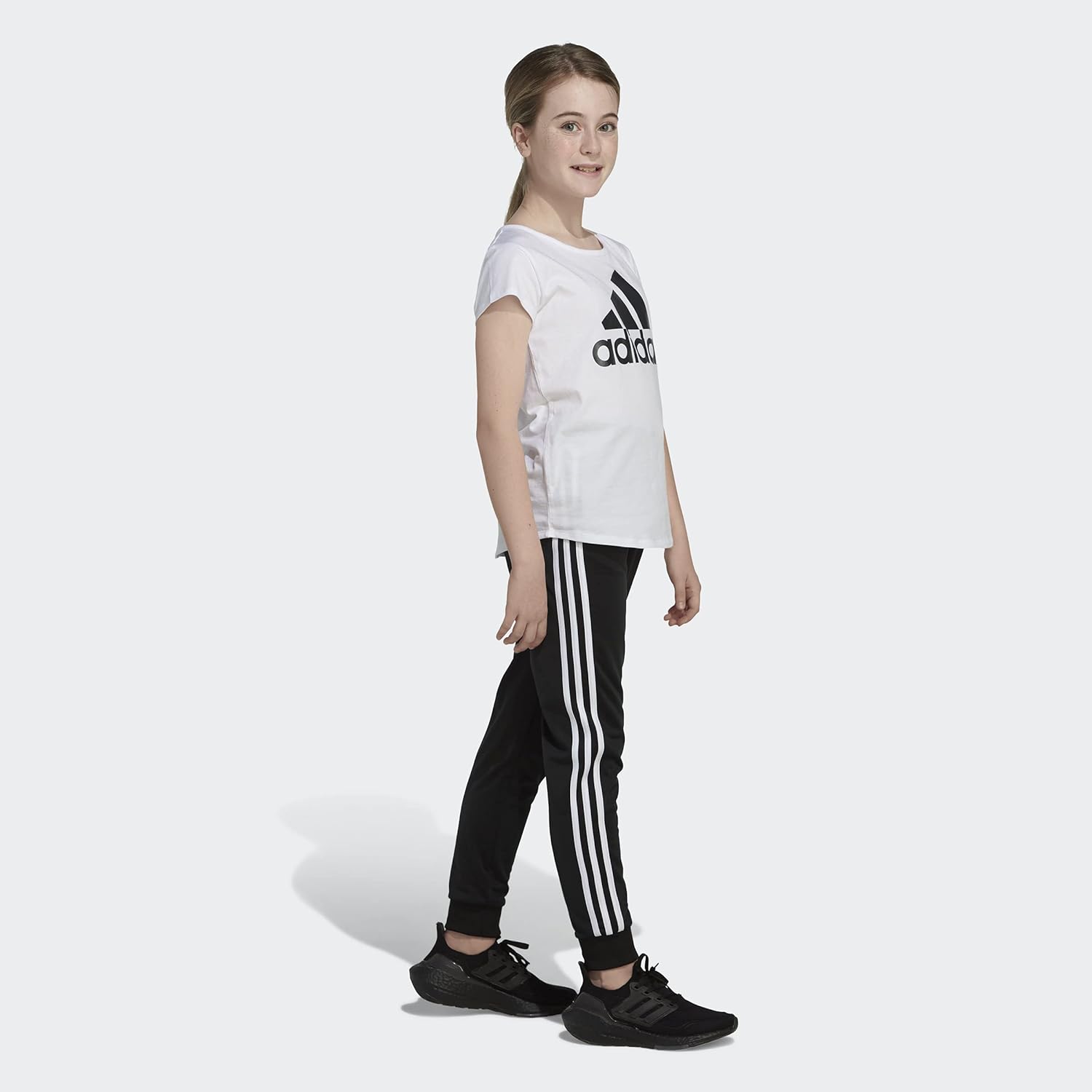Adidas Girls Stylish Plus Size Tricot Joggers