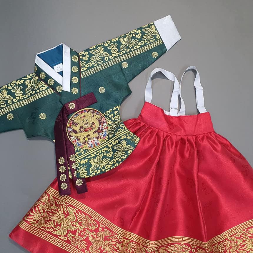 Korean Baby Girl Hanbok for Birthdays Events