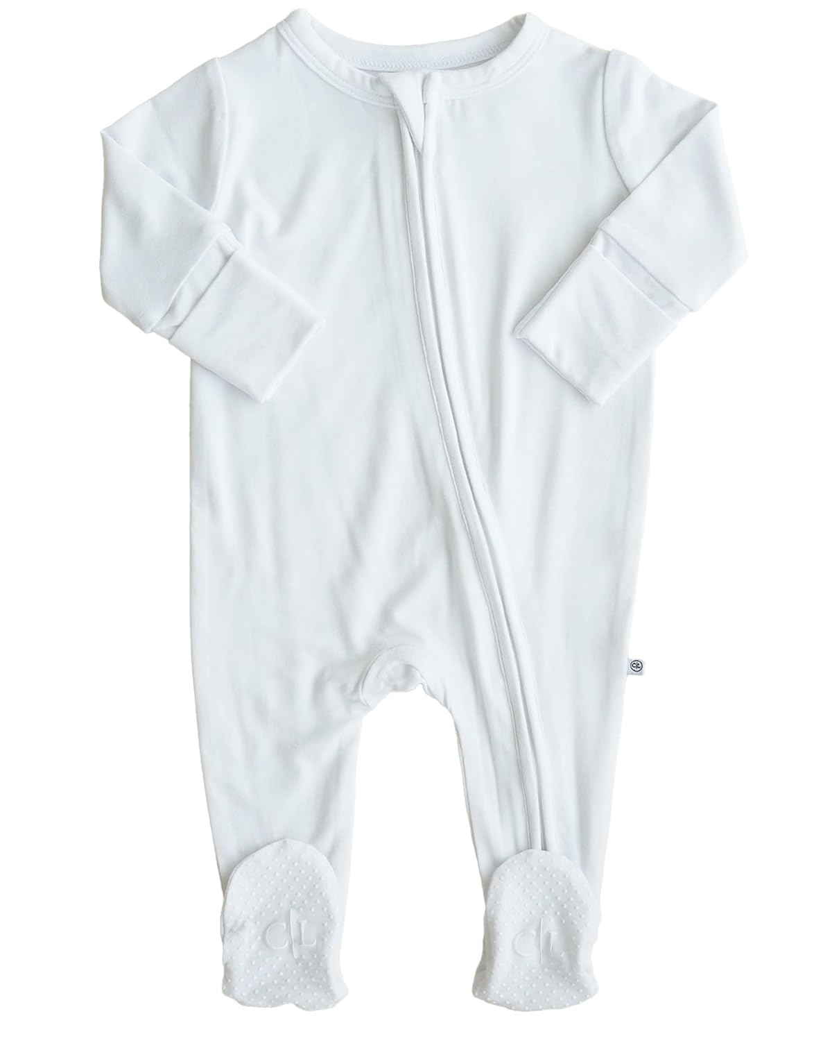 Caden Lane Zippered Baby Footie Pajamas Elevate diaper time and beyond