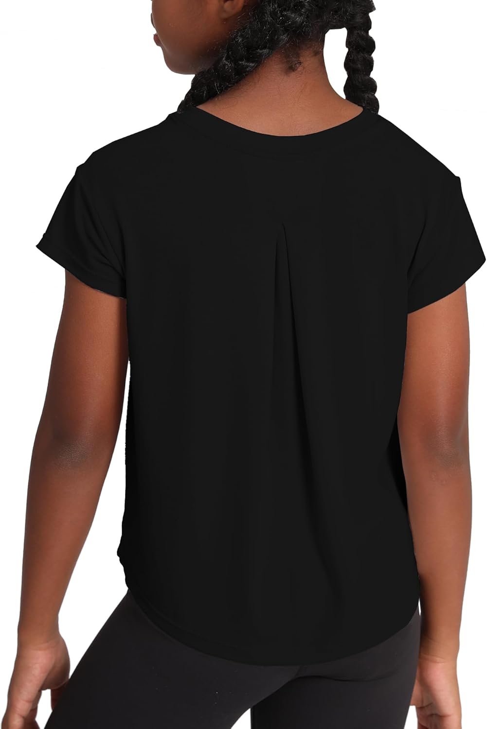 MCEDAR Girls Workout Short Sleeve T-Shirt