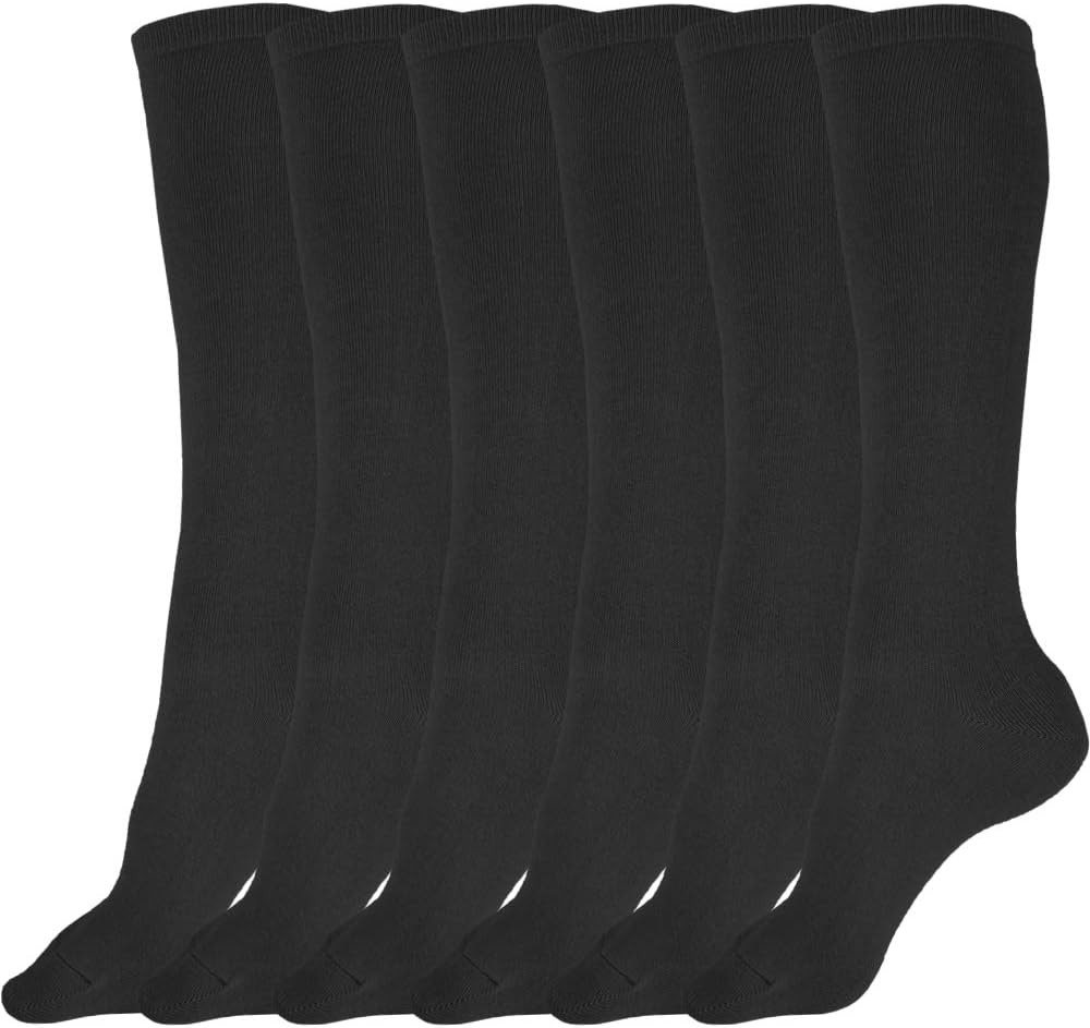 juDanzy 3-Pair Knee High Socks for Kids Adults