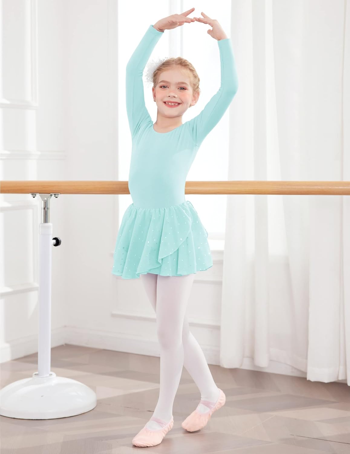 Arshiner Kids Girls Dancemutable Long Sleeve Leotard