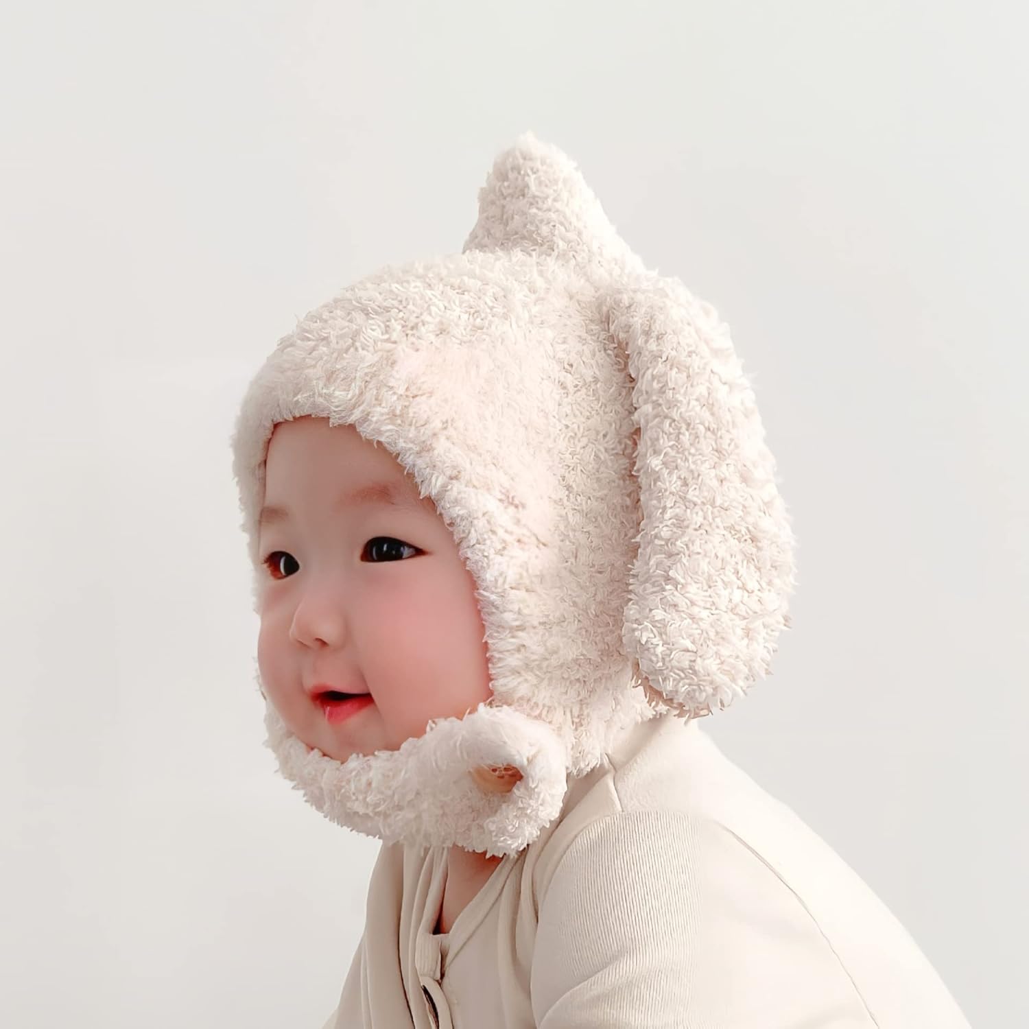 KorhLeoh Toddler Winter Plush Hat with Earflaps