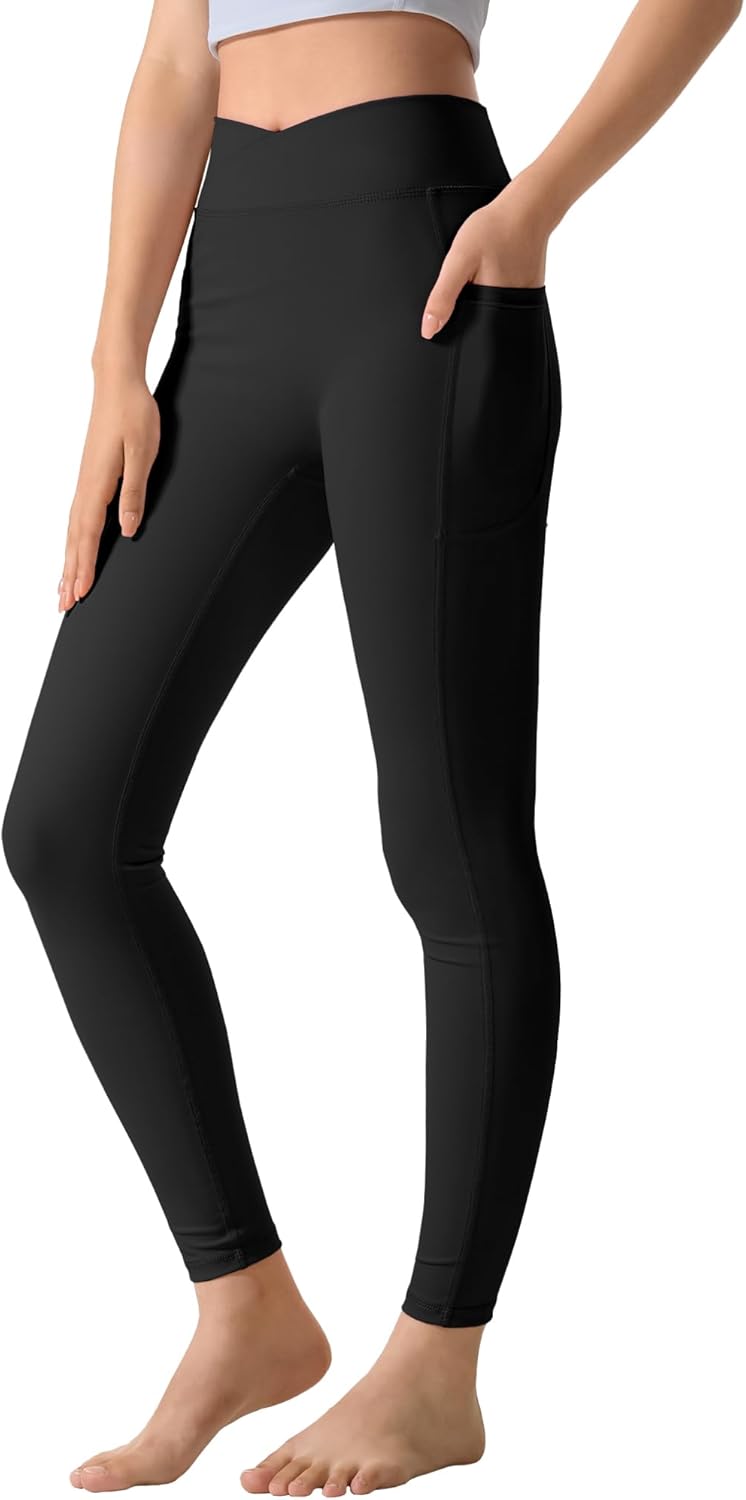 V-Cross Reversible Yoga Pants for Girls