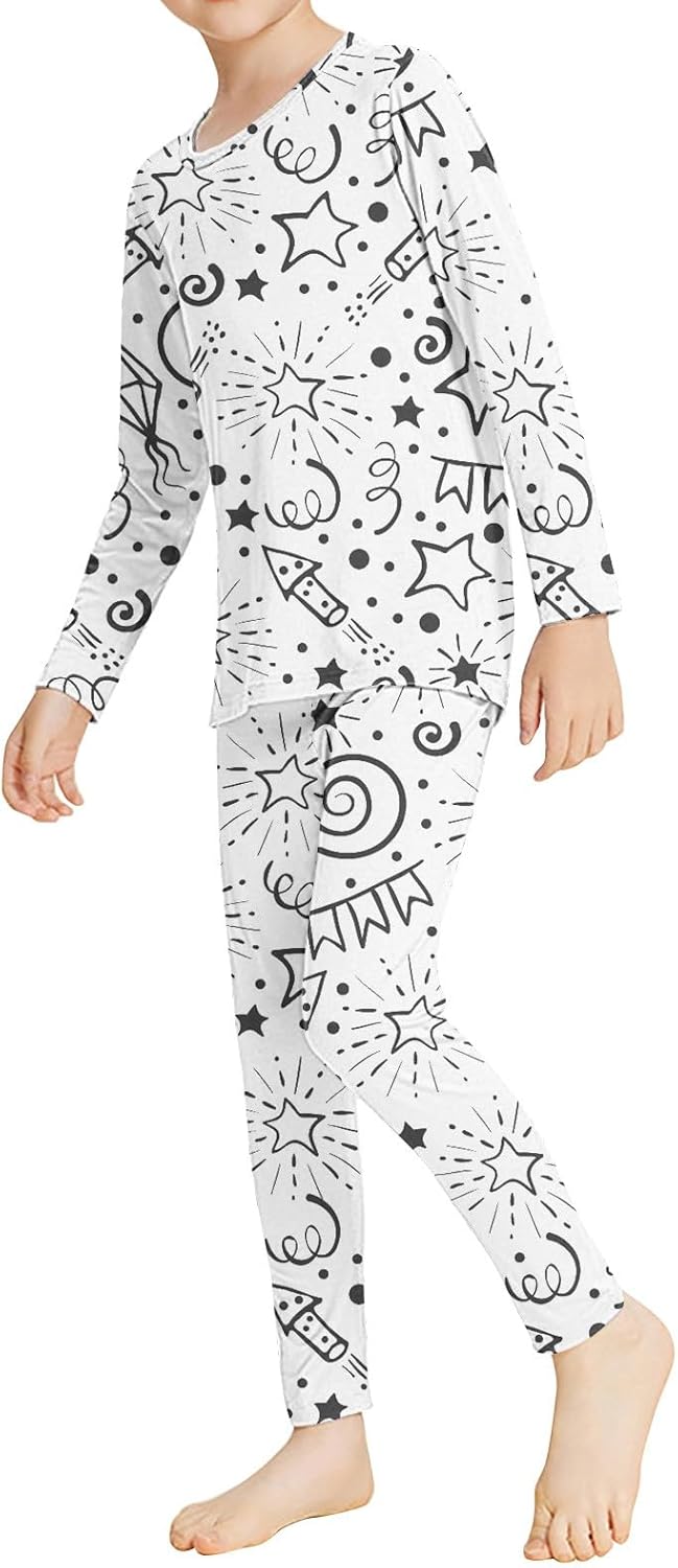 Qfajcp DIY Hand Painted Pajama Set Cute Funny Floral Print Pullover Robe