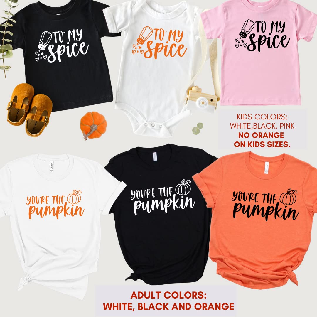 Custom-Printed Thanksgiving Mommy Daddy MatchingYoure The Pumpkin To My Spice Spotts