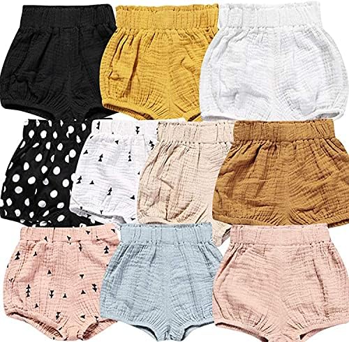 EISHOW Summer Soft Bloomers 0-5Yr Striped Harem