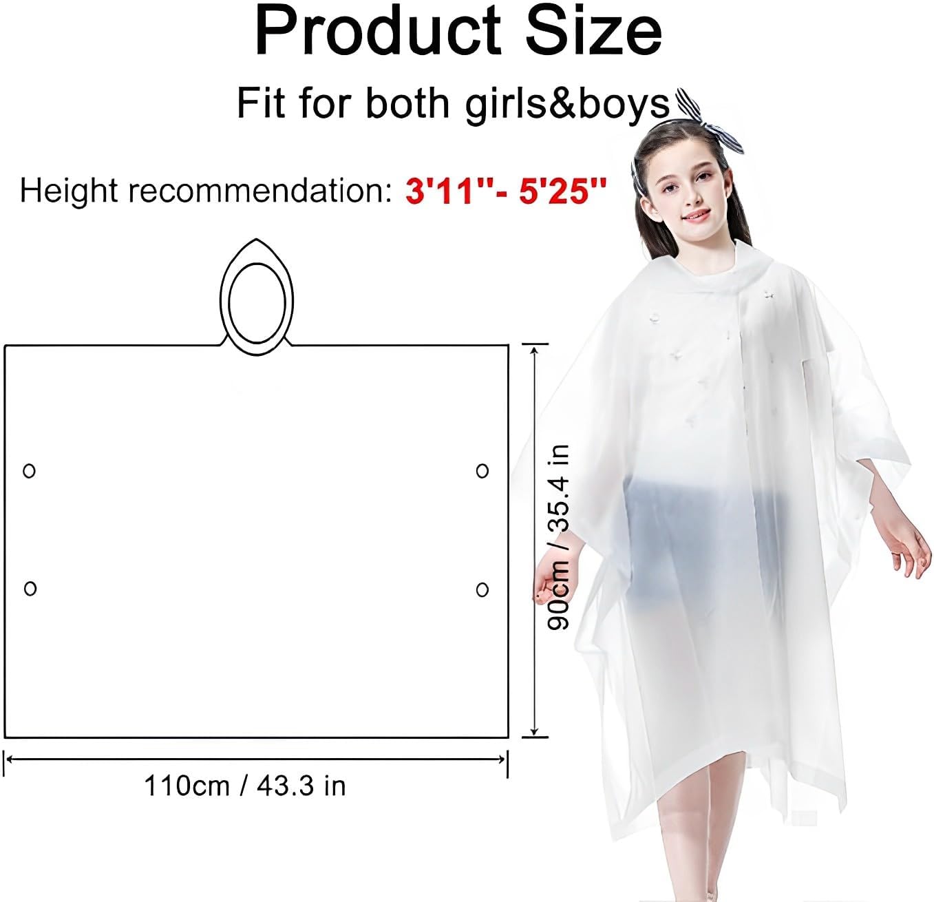 Quick-Dry Leak-Proof Rain Jackets for Kids