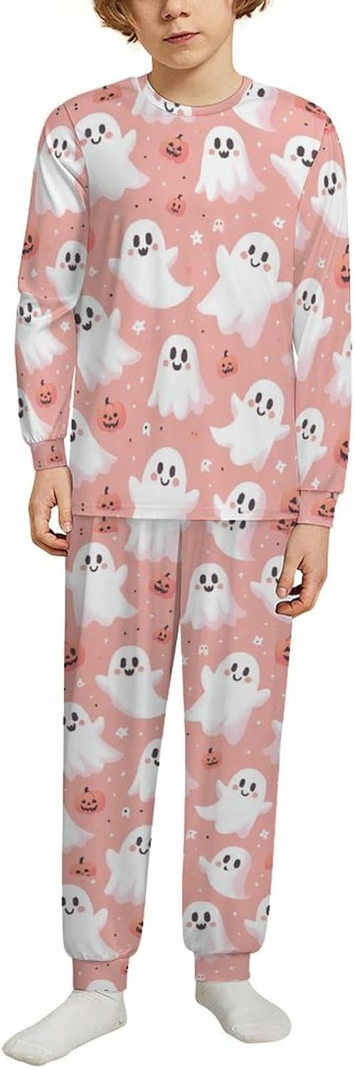 Kids Thermal Pajama Set Cartoon Characters