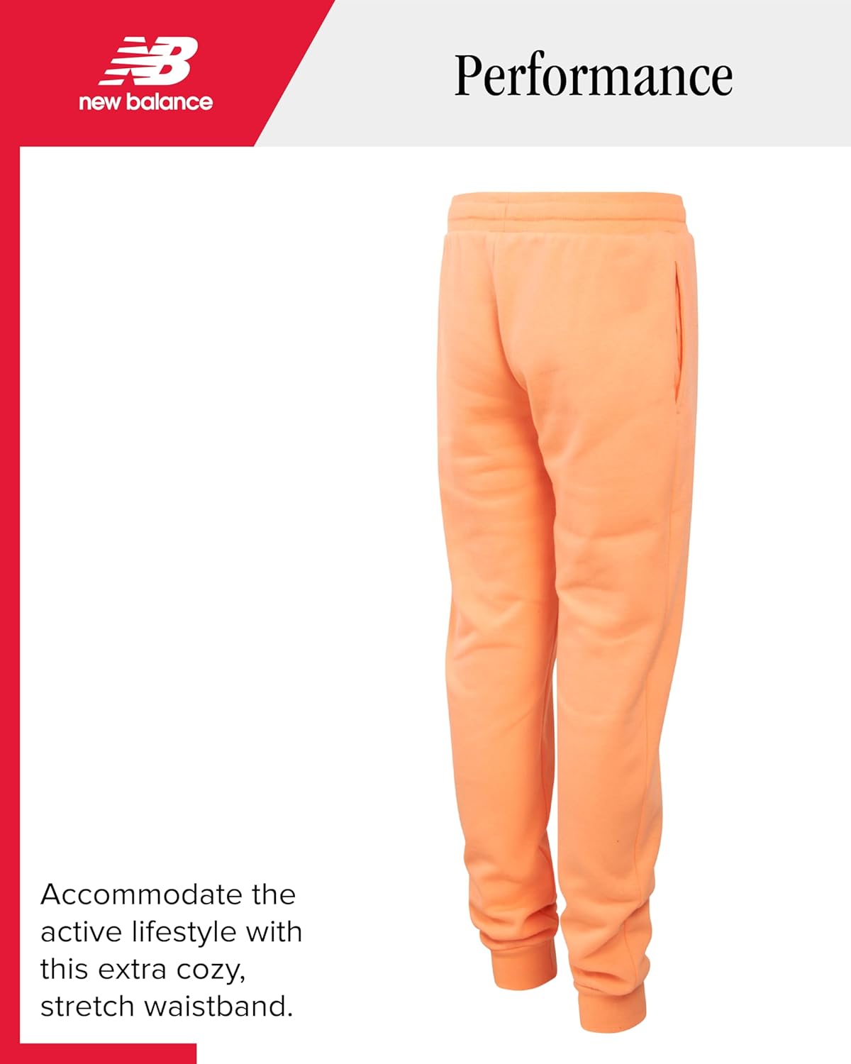 New Balance Girls Fleece Sweatpants - Soft Comfort Style