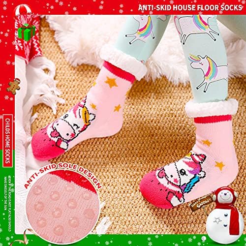 SeeyAN Kids Warm Fuzzy Slippers
