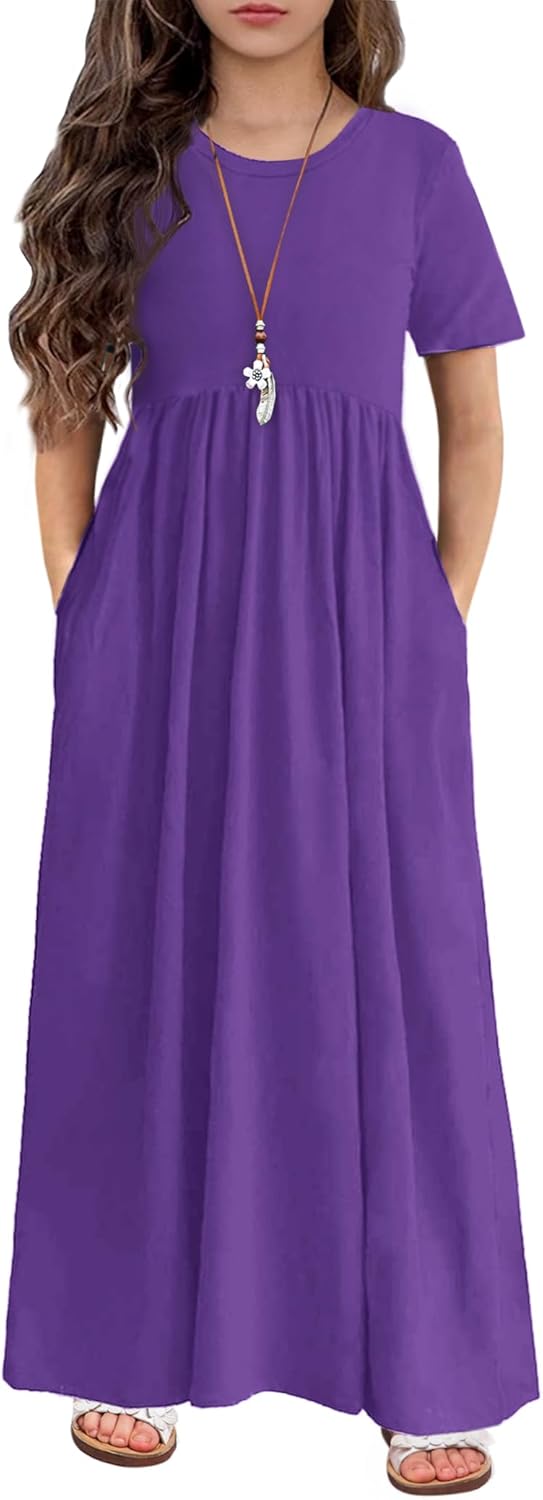 High-Quality Girls Maxi Dress with Versatile Features