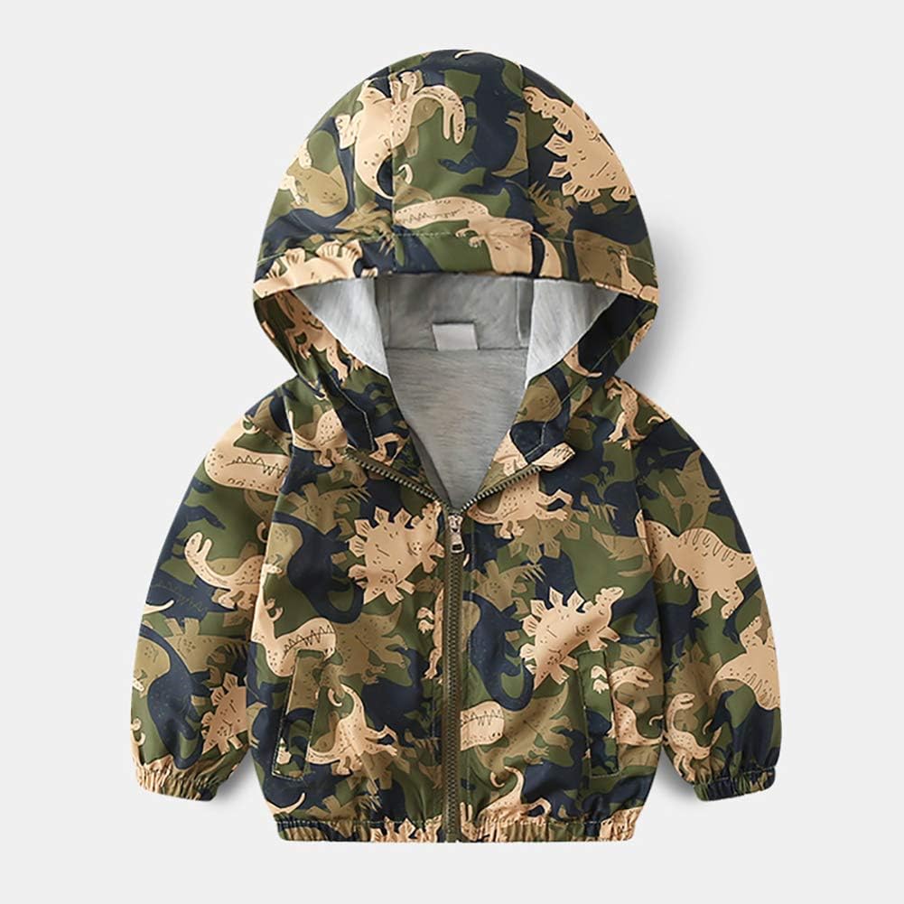 Dinosaur Windbreaker Jacket for Kids