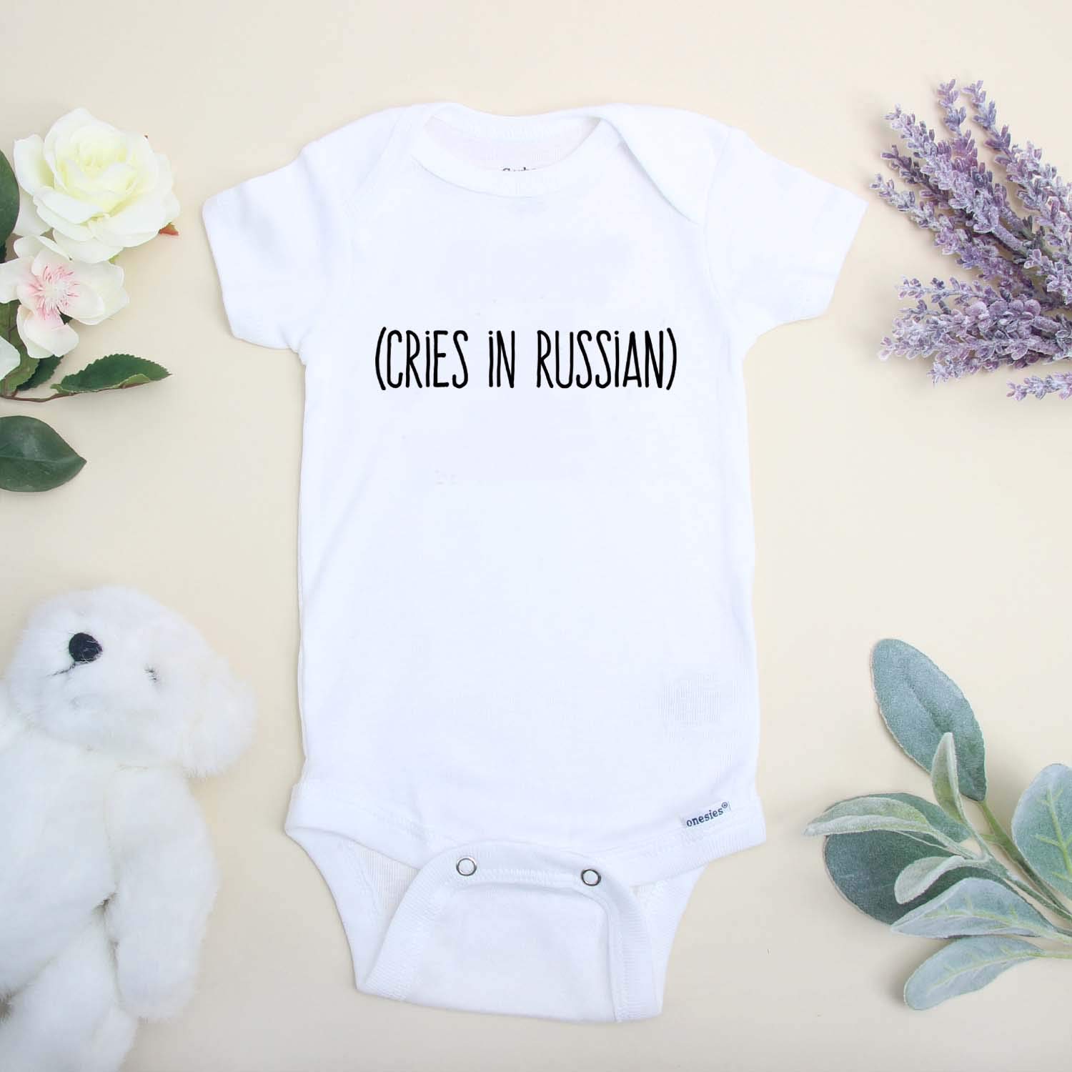Russian Baby Bodysuit Set - Unique Changing Soft Machine Washable for Frequents Orders