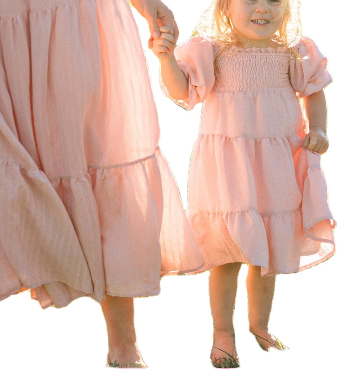 Mommy Me Off-Shoulder Maxi Dress