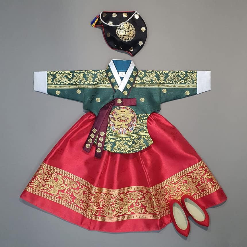 Korean Baby Girl Hanbok for Birthdays Events