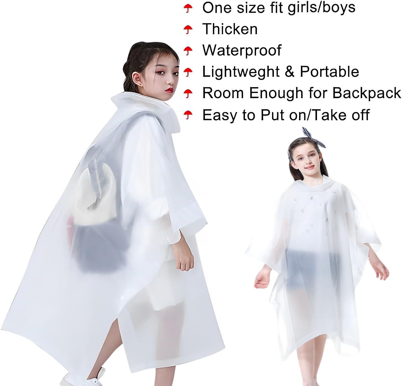 Quick-Dry Leak-Proof Rain Jackets for Kids