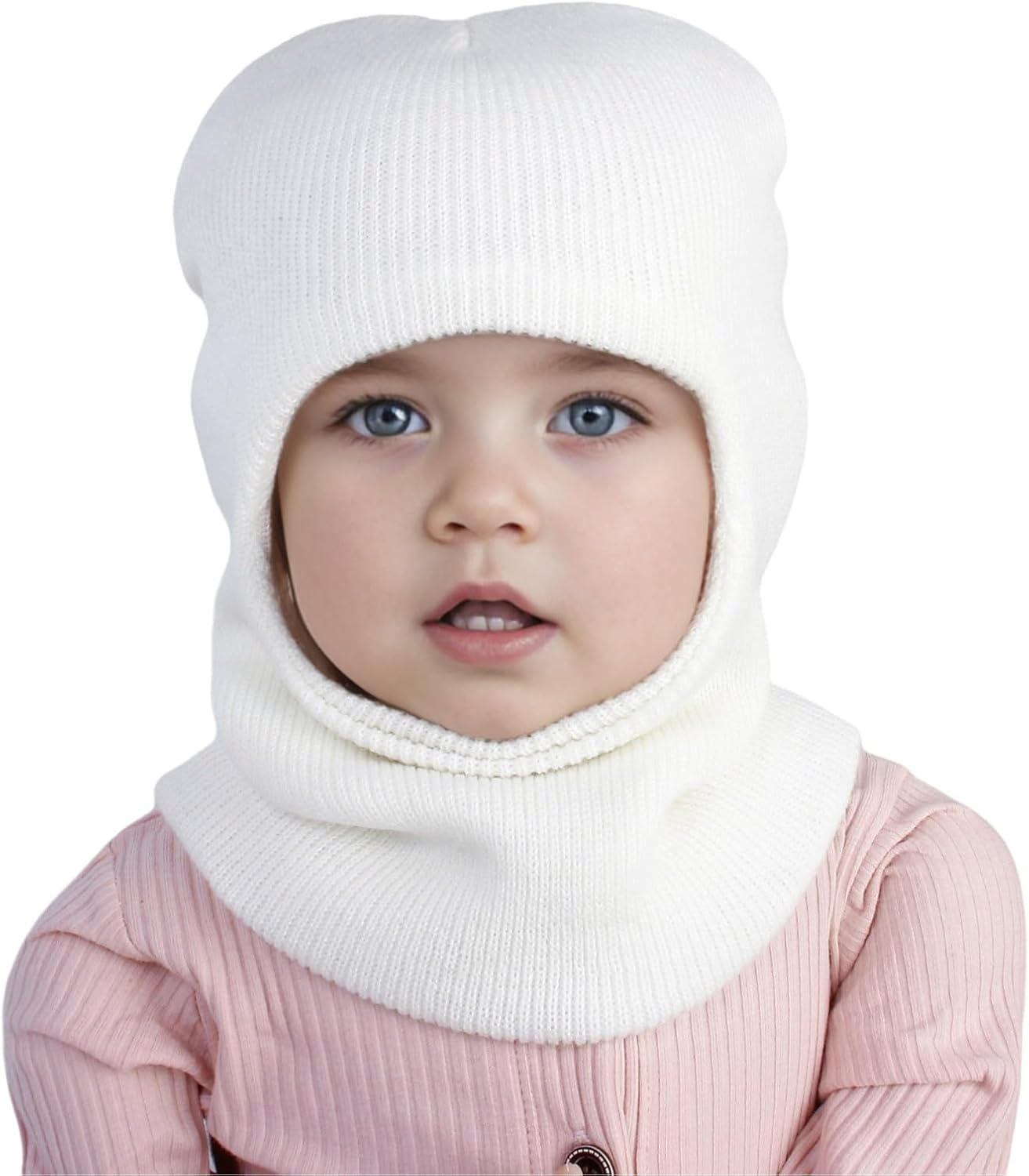 Warm Winter Combo - Knit Fleece Hat Scarf for Babies