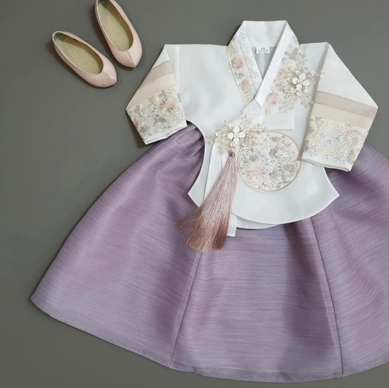 Striped Korean Hanbok for Kids - Modern Traditions
