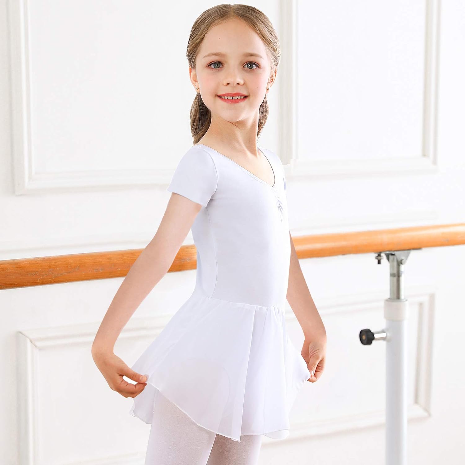 Bezieoner Kids Ballet Dance Costumes for Girls Perfect Leotards Skirts