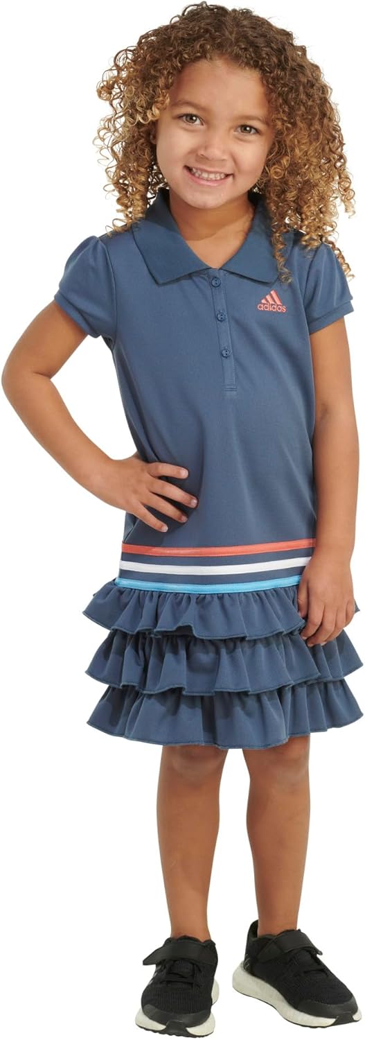 Stylish Comfortable Adidas Girls Toddler Active Polo Dress