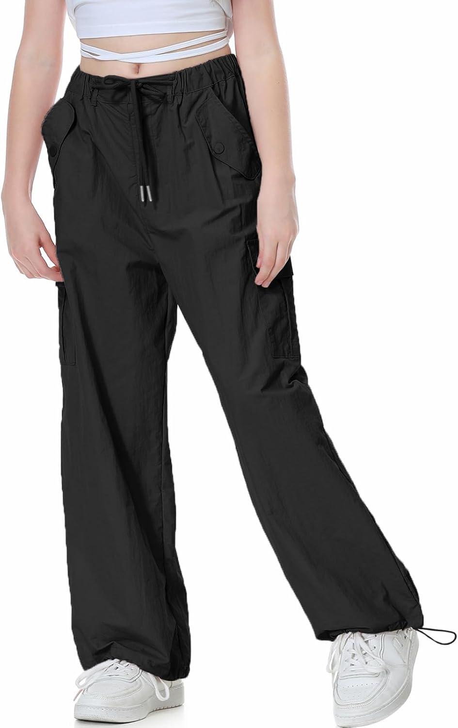 Y2K Parachute Jogger Pants for Girls