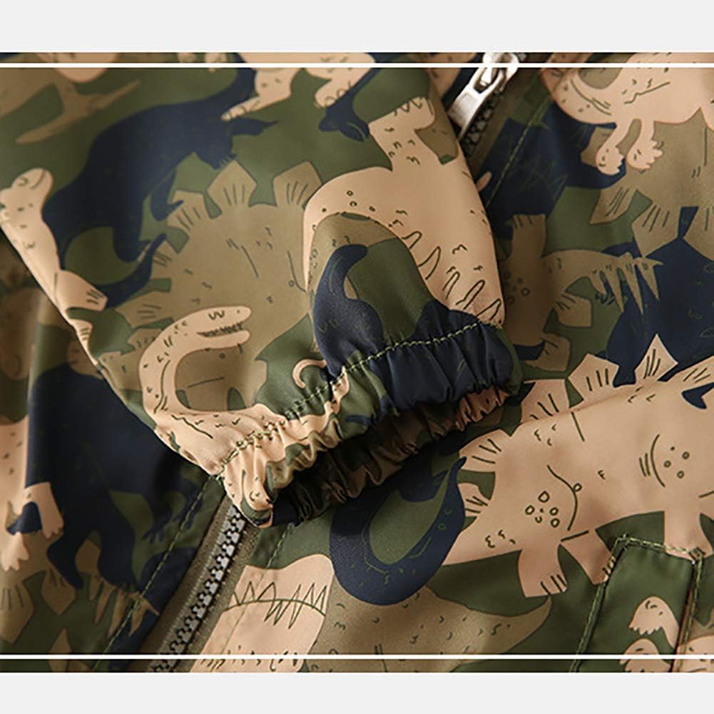 Dinosaur Windbreaker Jacket for Kids