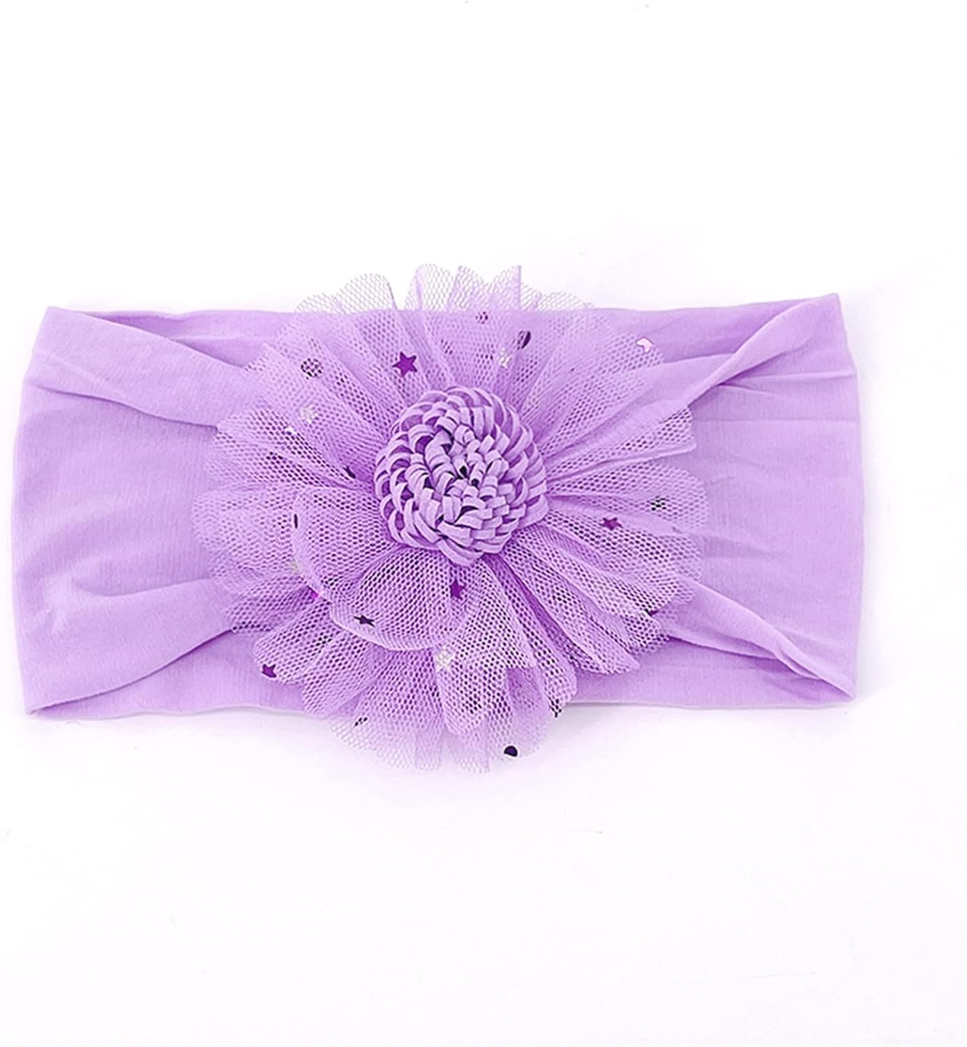 Stretch Tulle Hairband for Baby Boys Girls Playful and Stylish Flower Headwear