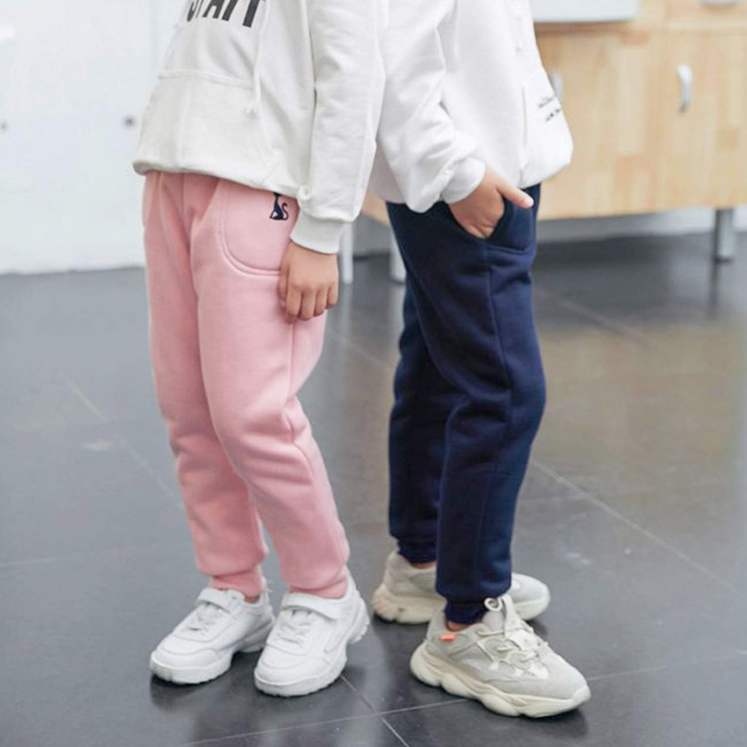 Evelin LEE Winter Fleece-Lined Joggers