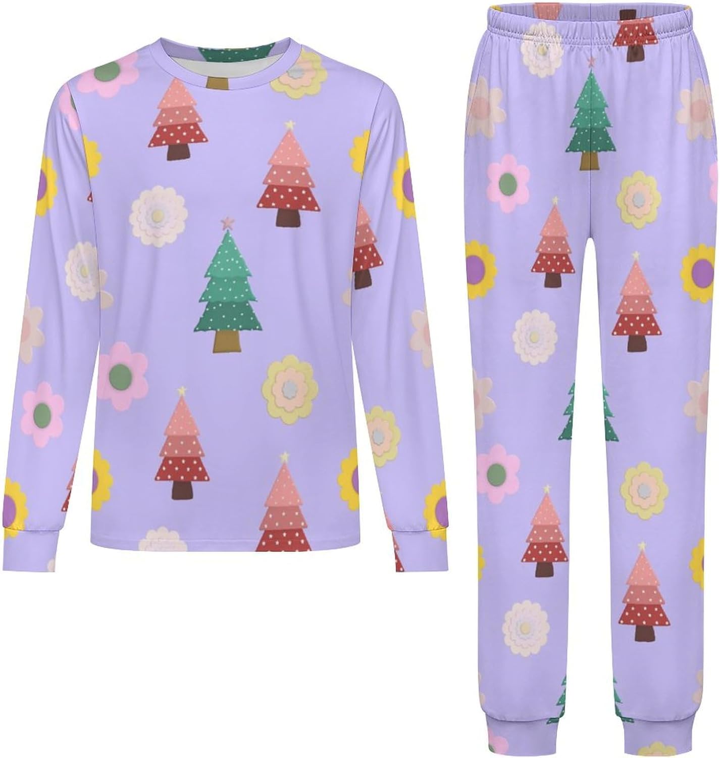 Santa Deer PC Thermal Underwear Set for Boys and Girls
