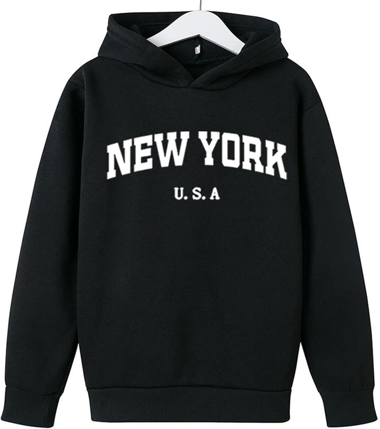 Long Sleeve Casual Redeemed Letter Printed Hoodie for Kids