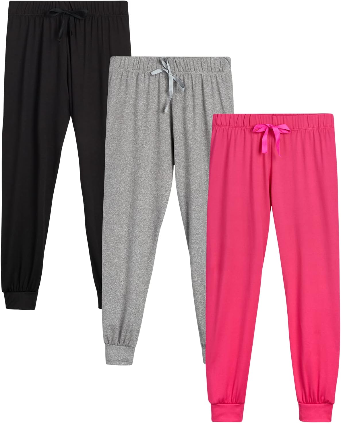 Sweet Hearts Girls Sweatpants 3-Pack Soft Jogger Pants