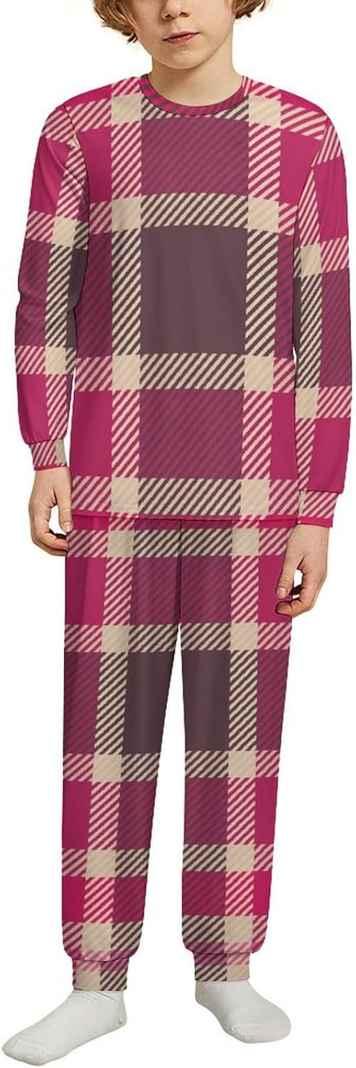 Meiko Japanese Pink Flowers Thermal Underwear Set for Kids