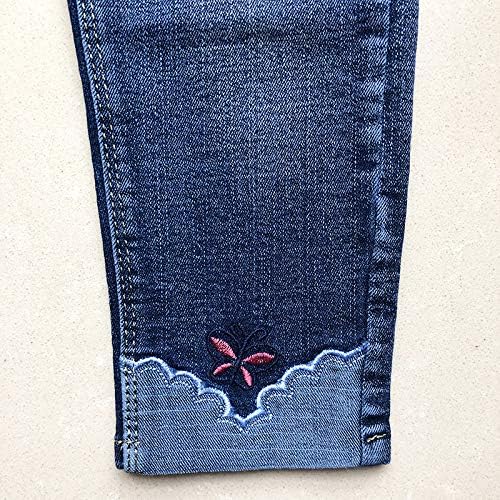 Little Ones Design Peacolate Embroidery Jeans 4-9T