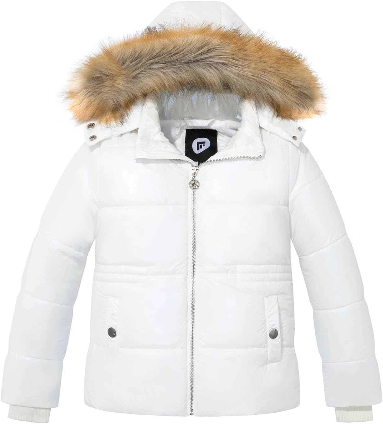 Garemcy Girls Metallic Winter Coat Insulated
