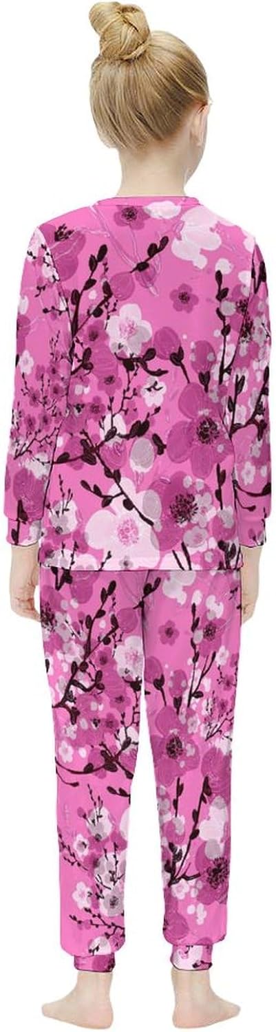 MEIKKO Girls Thermal Pajama Set