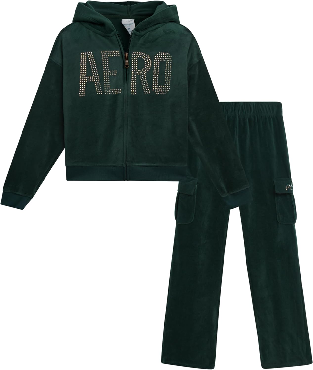 AEROPOSTALE Girls Set Hoodie Flare Pants 4-12